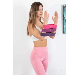 Crossfit Mini Band 5in1 Enero Fit Treniruočių Gumos Rinkinys