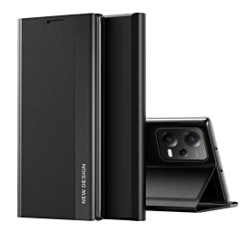 Dėklas Su Atvartu Ir Stovu, Skirtas xiaomi Redmi Note 12 5g / poco X5 5g Sleep Case Pro, Juodas. Dėklas Su Atvartu Ir Stovu, Skirtas xiaomi Redmi Note 12 5g / poco X5 5g Sleep Case Pro, Juodas.