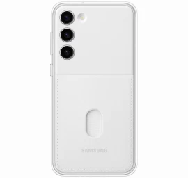 Dėklas Su Nuimama Nugarėle samsung Galaxy S23+ Frame Cover, Baltas