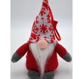 Dekoratyvinis Puodelis Su Dovanų Maišeliu 15 Cm Raudonas