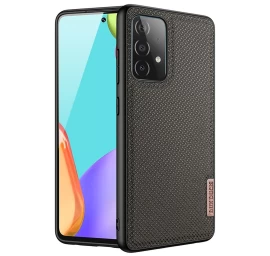 Dux Ducis Fino Dėklas, Padengtas Nailono Medžiaga, Skirtas Samsung Galaxy A72 4g, žalias