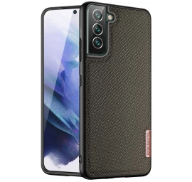 Dux Ducis Fino Nailonu Dengtas Dėklas Samsung Galaxy S22+ (s22 Plus), žalias