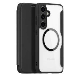Dux Ducis Skin X Pro Dėklas samsung Galaxy S24 Su Magsafe Ir Atlenkiamuoju Dangteliu - Juodas Dux Ducis Skin X Pro Dėklas samsung Galaxy S24 Su Magsafe Ir Atlenkiamuoju Dangteliu - Juodas