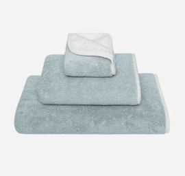 Dvipusis vonios rankšluostis Bicolore 70x140, sea mist, 1005929010003