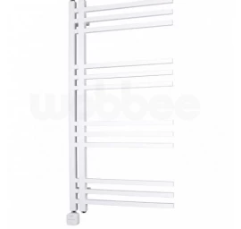 Elektrinis rankšluosčių džiovintuvas Wobbee Flint 50x100 cm, kairinis, baltas