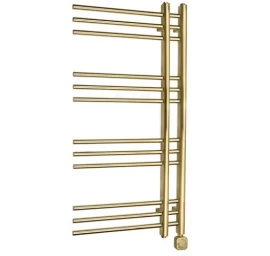 Elektrinis rankšluosčių džiovintuvas Wobbee Glaston Gold 50x100 cm, dešininis, braižyto aukso