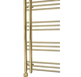 Elektrinis rankšluosčių džiovintuvas Wobbee Glaston Gold 50x100 cm, kairinis, braižyto aukso