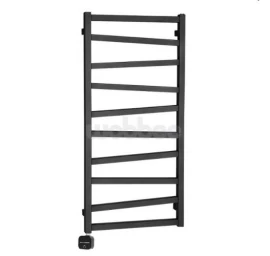 Elektrinis rankšluosčių džiovintuvas Wobbee Pentre 50x100 cm, kairinis, juodas