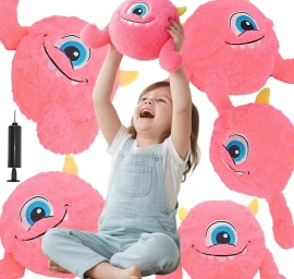 Emocijų Kamuolys 23 Cm Su Rankenomis Rožinis