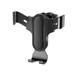 Gravitacinis Automobilio Laikiklis Telefonui Ant Ventiliacijos Grotelių - Juodas