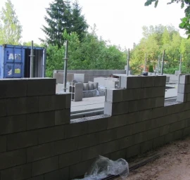 Betoniniai mūro blokeliai HAUS sienoms