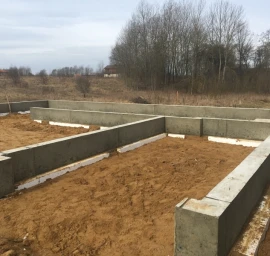 CFA gręžtiniai pamatai žiemą