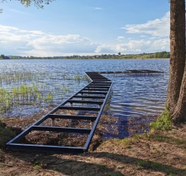 Lieptų, tiltelių, pirsų, pavėsinių ant vandens statyba