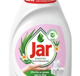 Indų Ploviklis jar Dishwashing Liquid Sensitive Aloe &amp; Amp; Pink Jasmin, 450 Ml