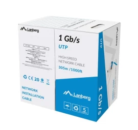 Kabel LAN UTP 1BG/S 305 M CCA   LCU6-10CC-0305-