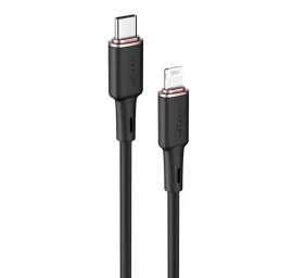Kabelis Iphone Mfi Usb-c - Lightning 30w 3a 1,2 M Juodas