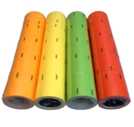 Kainų Etiketės 40x30, įvairių Spalvų, 1 Ritinėlis