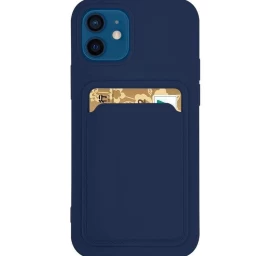 Kortelių Dėklas Silikoninis Piniginės Dėklas Su Kortelių Kišenėle, Skirtas Samsung Galaxy A22 4g, Tamsiai Mėlynas Kortelių Dėklas Silikoninis Piniginės Dėklas Su Kortelių Kišenėle, Skirtas Samsung Galaxy A22 4g, Tamsiai Mėlynas