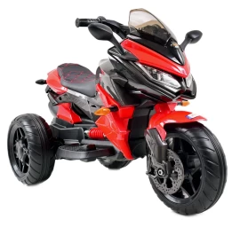 Mega Motociklas 3 Ratai - Minkšti Eva Ratai, Minkšta Dygsniuota Sėdynė/hs-5188