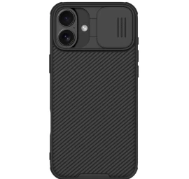 Nillkin Camshield Pro Dėklas Iphone 16 Su Kameros Dangteliu - Juodas