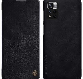 Nillkin Qin Dėklas Xiaomi Redmi Note 11 Pro+ (kinija) / Redmi Note 11 Pro (kinija) / Mi11i Hypercharge Su Atvartu - Juodas Nillkin Qin Dėklas Xiaomi Redmi Note 11 Pro+ (kinija) / Redmi Note 11 Pro (kinija) / Mi11i Hypercharge Su Atvartu - Juodas