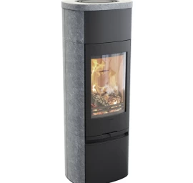 Plieninė krosnelė Nibe Contura C890T Style, juoda, 3 - 7 kW