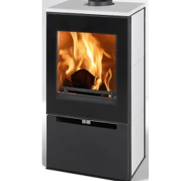 Plieninė krosnelė Thorma Cremona Top, su keramika, 4 - 12kW