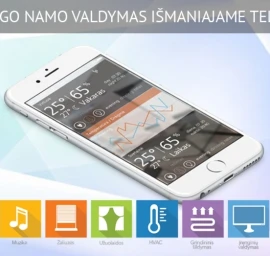 Namų valdymas telefonu