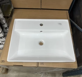 Praustuvas COLLARO 60x47 cm, baltas 4A336001