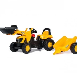 Rolly Toys 023837 Jcb Rolly Kid Traktorius Su Kaušu Ir Priekaba