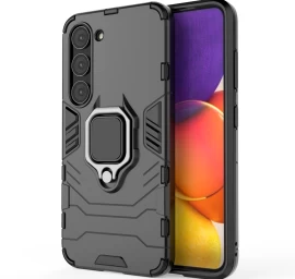 Samsung Galaxy S23 šarvuotas Dėklas Su Magnetiniu Laikikliu, Skirtas Samsung Galaxy S23, Juodas Samsung Galaxy S23 šarvuotas Dėklas Su Magnetiniu Laikikliu, Skirtas Samsung Galaxy S23, Juodas