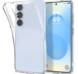 samsung Galaxy S25+ Skystųjų Kristalų Dėklas - Skaidrus