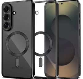 samsung Galaxy S26 Magflex Dėklas - Skaidrus-juodas