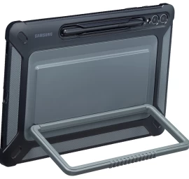 šarvuotas Dėklas samsung Galaxy Tab S9+ Lauko Dangtelis Titano Spalvos