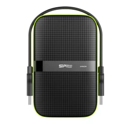 Silicon Power Armor A60 Išorinis Kietasis Diskas (4 Tb / Juoda / žalia )