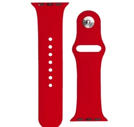 Silikoninis Dirželis apple Watch 2-9/se 38/40/41 Mm Silikoninis Dirželis Aps Raudonas