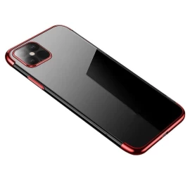 Skaidrios Spalvos Korpuso Gelinis Dangtelis Su Metaliniu Rėmeliu, Skirtas samsung Galaxy A13 5g, Raudonos Spalvos Skaidrios Spalvos Korpuso Gelinis Dangtelis Su Metaliniu Rėmeliu, Skirtas samsung Galaxy A13 5g, Raudonos Spalvos