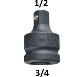 Smūginis adapteris 3/4(F) - 1/2(M)