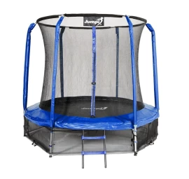 Sodo Batutas Jumpi 252cm/8ft Maxy Comfort Blue Su Vidiniu Tinklu