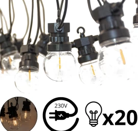 Sodo Girlianda šalis šviesa 20led