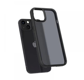 spigen Ultra Hybrid Dėklas iphone 13 - Matinės Juodos Spalvos