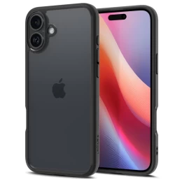 spigen Ultra Hybrid Dėklas iphone 16 - Matinės Juodos Spalvos