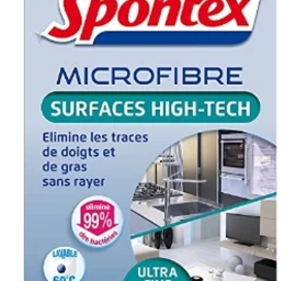 Spontex, Aukštųjų Technologijų Paviršiai, Mikropluošto šluostė, 1 Vnt. (vokietijos Produktas). Spontex, Aukštųjų Technologijų Paviršiai, Mikropluošto šluostė, 1 Vnt. (vokietijos Produktas).