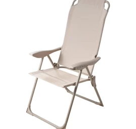 Turistinė Kėdė Su Porankiais Sulankstoma Smėlio Spalvos Redcliffs