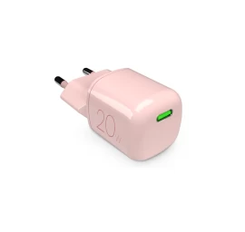 Usb-c Gan 20 W Tinklo įkroviklis - Rožinis