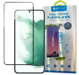 Viso Ekrano Grūdinto Stiklo Plėvelė Su Rėmeliu samsung Galaxy S22+ Skaidri