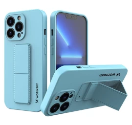 Wozinsky Kickstand Case Silikoninis Dėklas Iphone 13 Pro Max šviesiai Mėlynas
