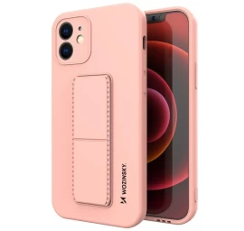 Wozinsky Kickstand Case Silikoninis Dėklas Su Stovu Iphone Xs Max Rožinės Spalvos