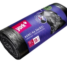 york, diamond 60l šiukšlių Dėžės įdėklai Su Rišamąja Juosta, 10 Vnt.