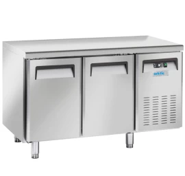 2 Durų šaldymo Stalas Su šoniniais Blokais Gn 1/1 260 L 570 W